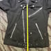 Tripp NYC Black Cotton Biker Moto Jacket Straps Punk Gothic Metal Unisex Size S