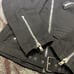Tripp NYC Black Cotton Biker Moto Jacket Straps Punk Gothic Metal Unisex Size S