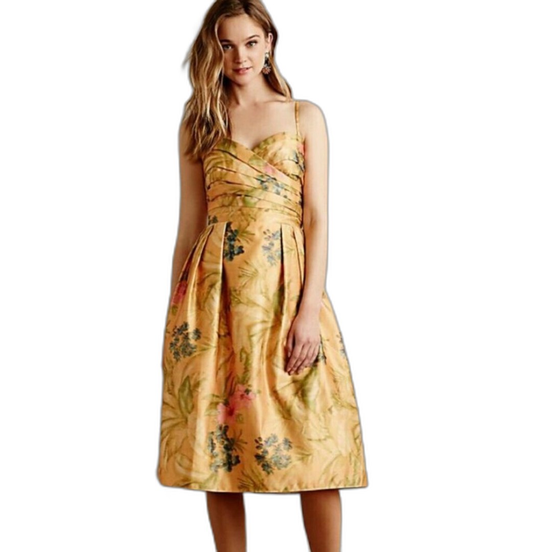NWT Anthropologie James Coviello Botanica Dress. Size 4