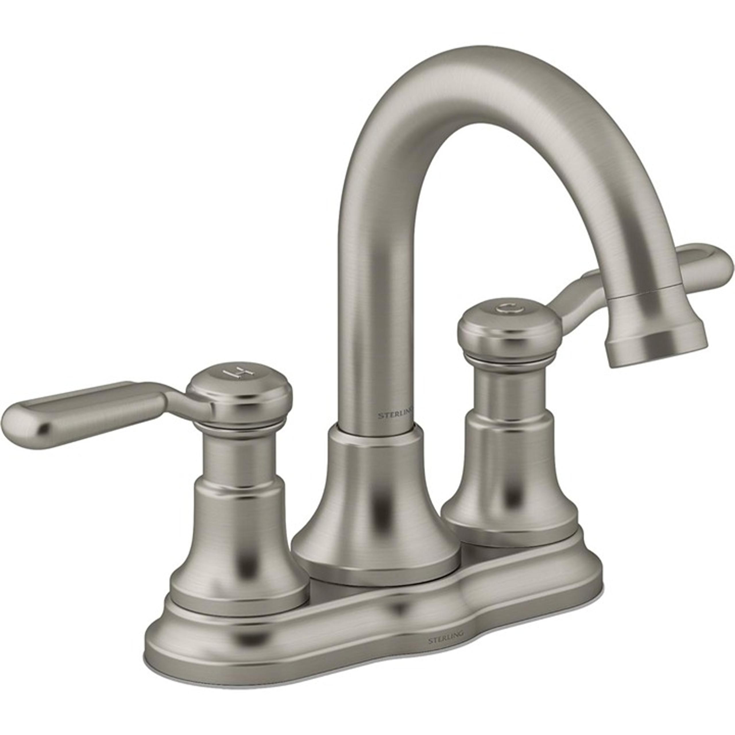 Kohler Sterling 1.2 GPM Centerset Bathroom Faucet with Pop-Up Drain Assembly