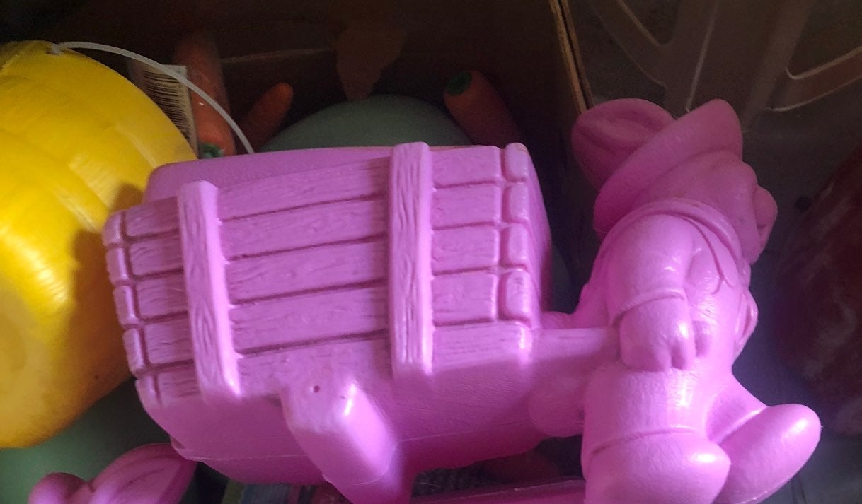 New Bunny Cart easter blow mold