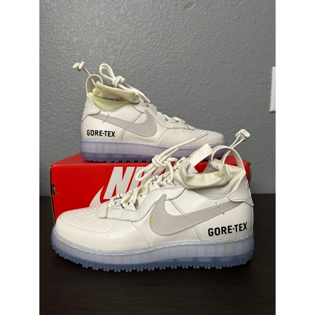 Mens Nike Air Force 1 High Gore-Tex Phantom White Sz 9 NWD