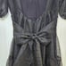 FREE PEOPLE 'Hailey' Black Party Puff Sleeve A-Line Midi Dress Black size 10