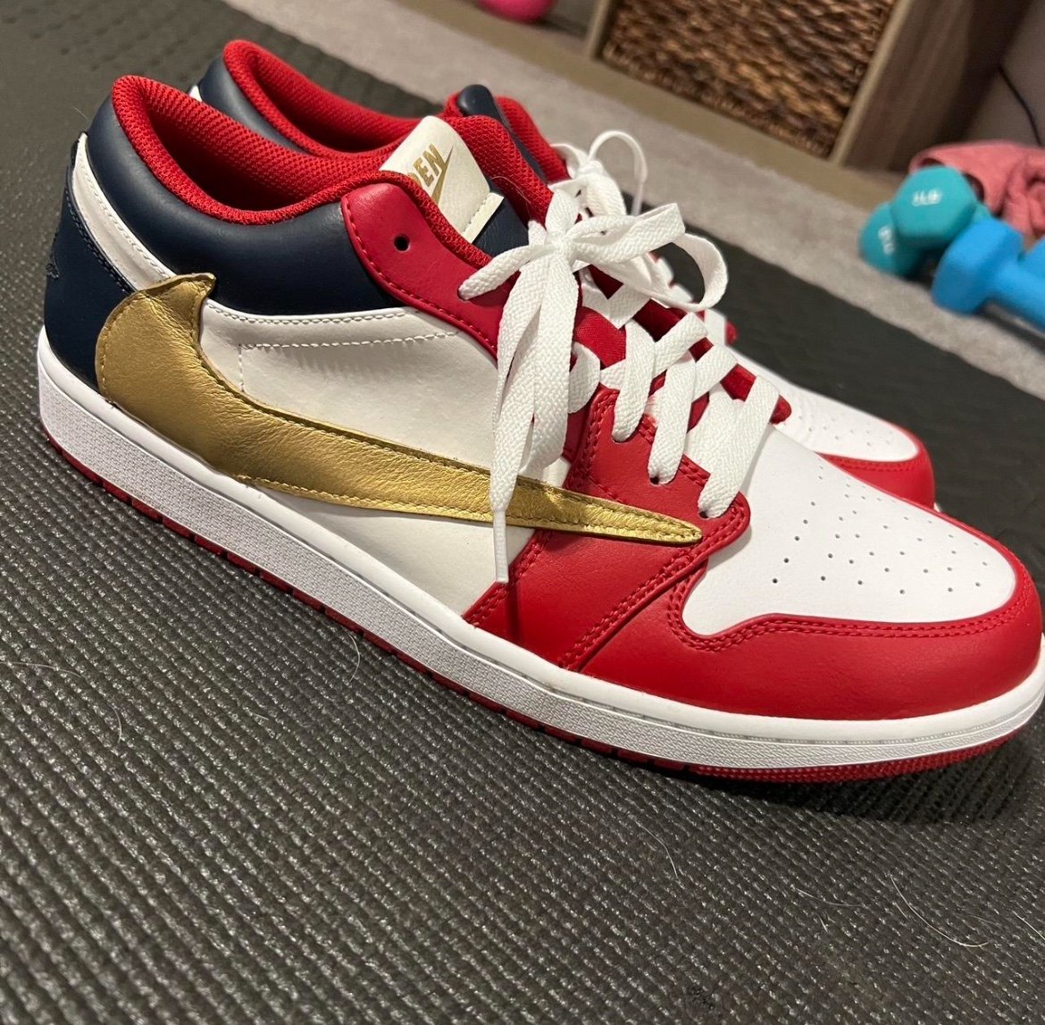 Custom Denver Nuggets Nike Air Jordan 1 Low Shoes