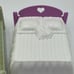 Lot of Playskool Dollhouse Furniture Bed High Chair Bed Cradle Lamp Sink Vintage