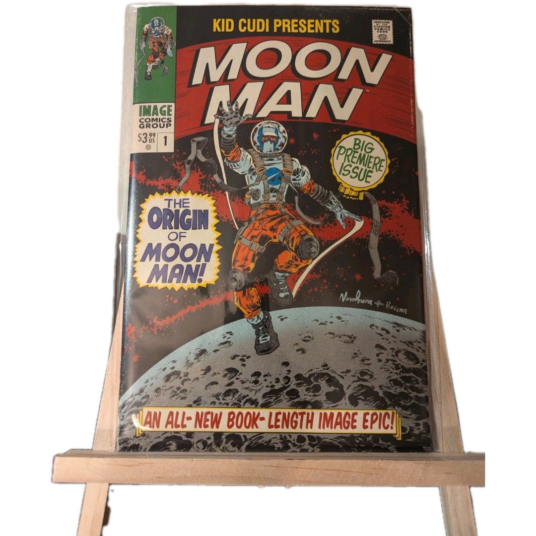 KID CUDI MOON MAN #1 SILVER SURFER #1 HOMAGE COVER (IMAGE/0124457) LTD 500 NM!