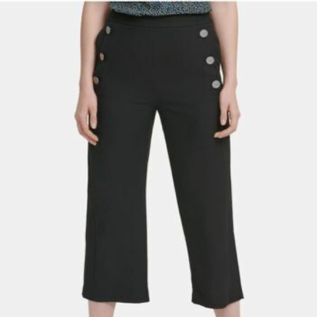 DKNY Culotte Wide Leg Formal Business High Waisted Trousers Slacks - Size 12