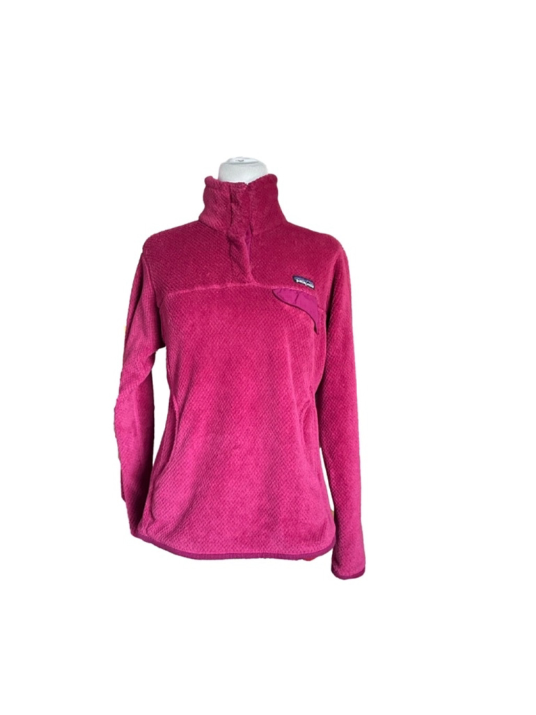 Women's Patagonia Fleece Pullover Pink Size M