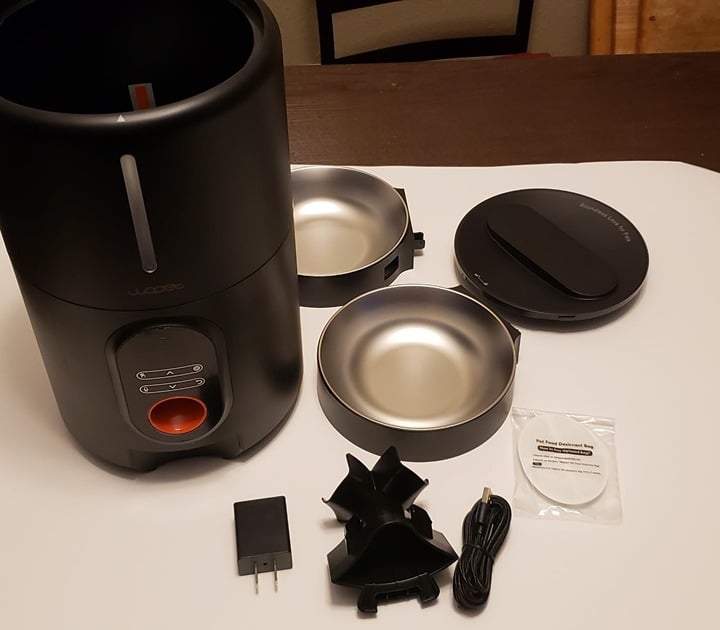 Automatic Cat Feeder with Camera for Two Cats, 1080p HD Automatic Dog Feed