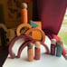 SOLD Rainbow stacker and peg nins