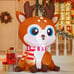 NEW 5 FT Christmas Inflatable Reindeer Outdoor Decoration