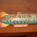 Vintage Sky Ranger Tin Zepplin Toy Part Unique Art Toys