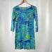 Lilly Pulitzer Marlow Dress in Lilly’s Lagoon Sea Blue Size Extra Small