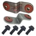 NEW UPGRADED EXHAUST BRACKET STAY KIT FOR BANSHEE 350 1987-2006 FREE SHIPPING