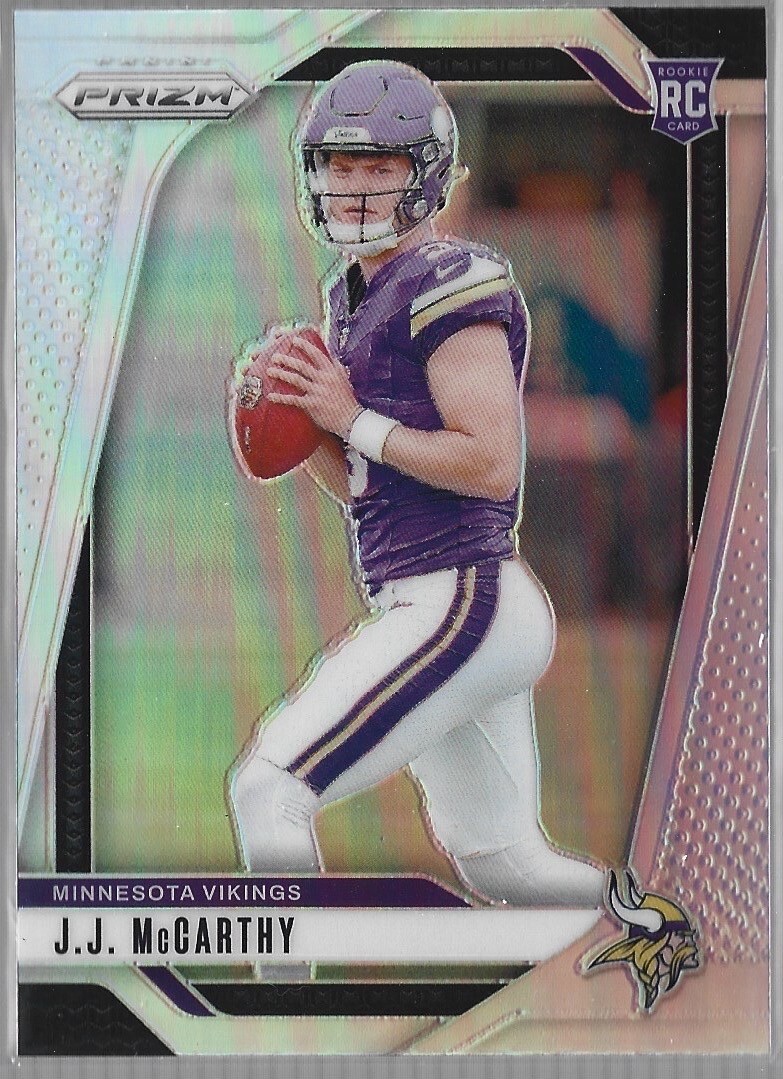 J.J. McCarthy Rookie Silver Prizm 2024 Panini Prizm #400 (Read Desc)