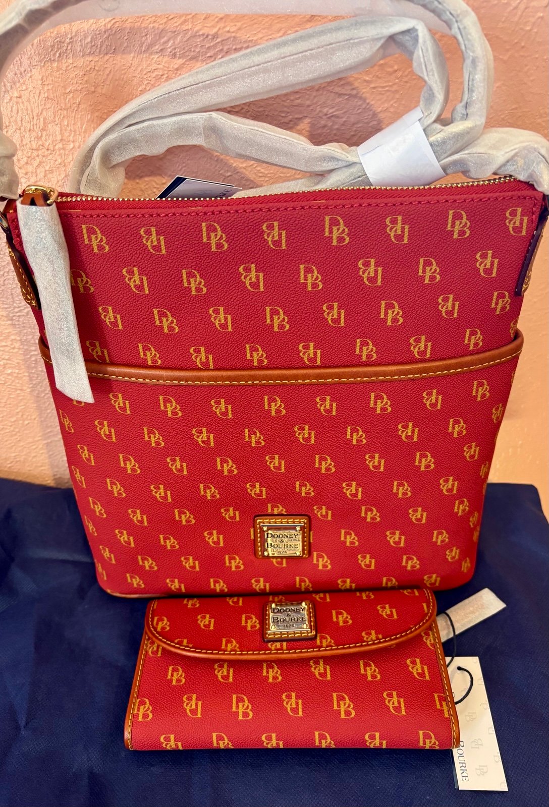 Dooney Bourke Crossbody and Wallet Set