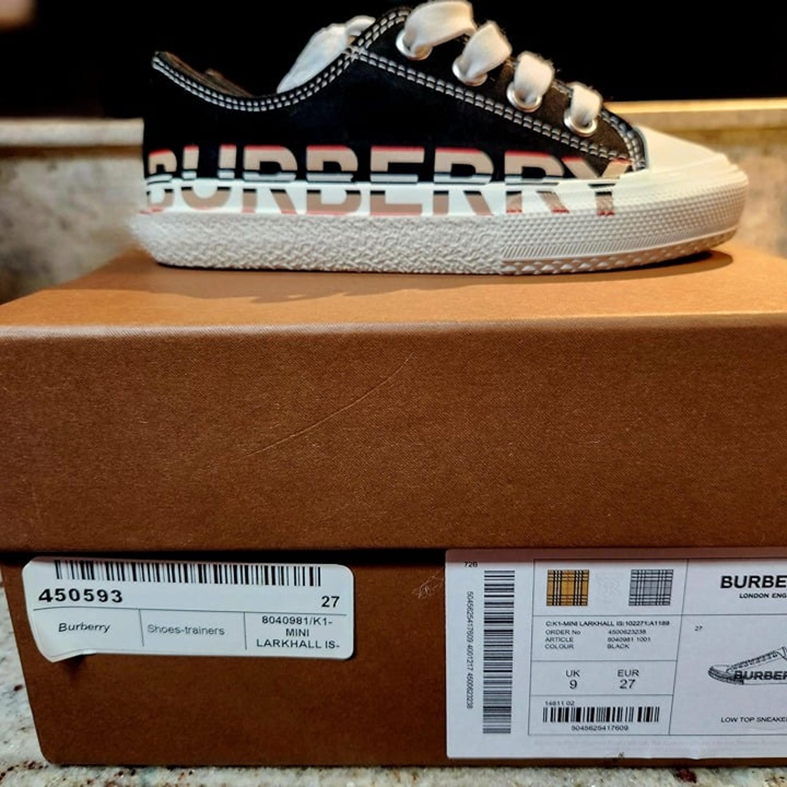 Burberry tennis fashion sneakers