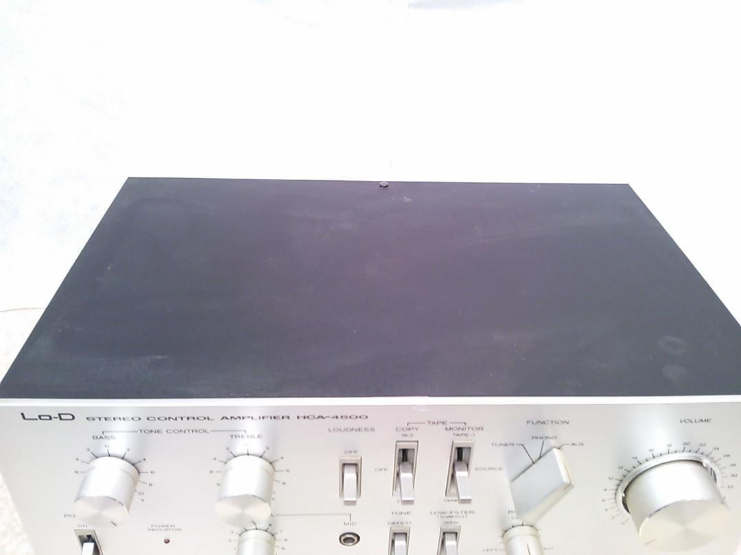 Lo-D HCA-4500 1日目 - アンプとインプとの日々