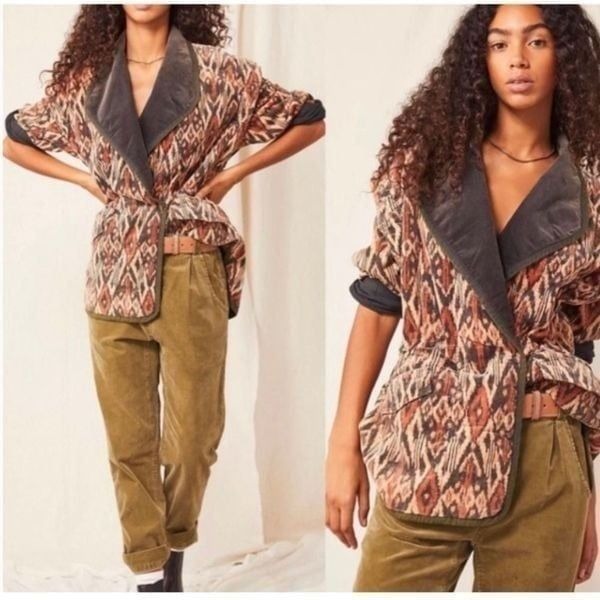 NWT Free People  Ada Quilted Jacket blazer size S