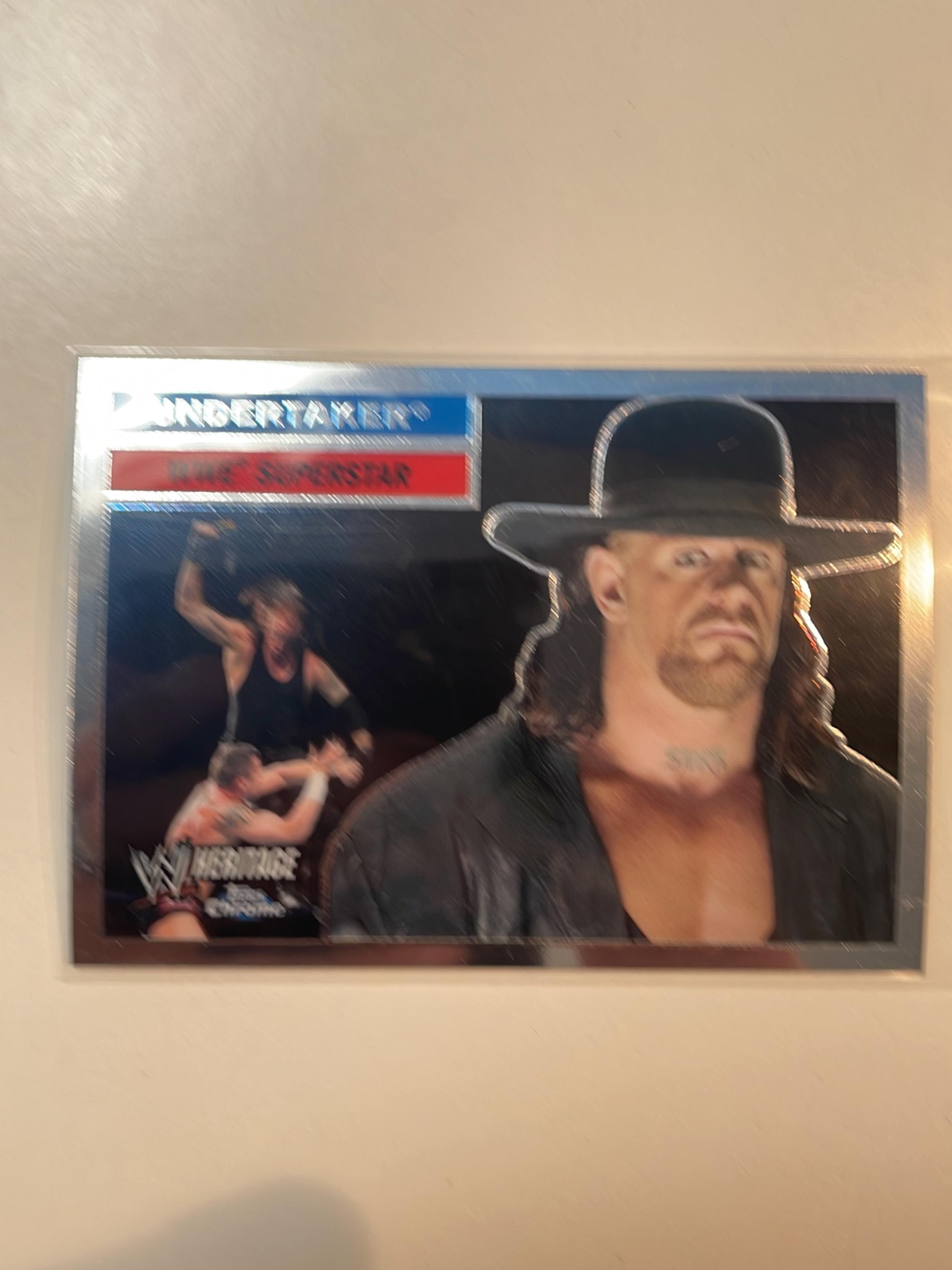 2006 Topps Chrome WWE WWF Heritage Undertaker Card #52 MIN