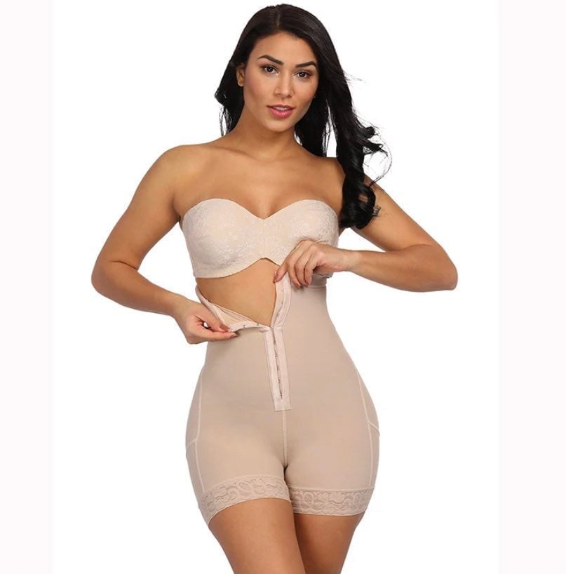 Strapless Beige Full Body Waist Trainer Sizes XL - 6XL