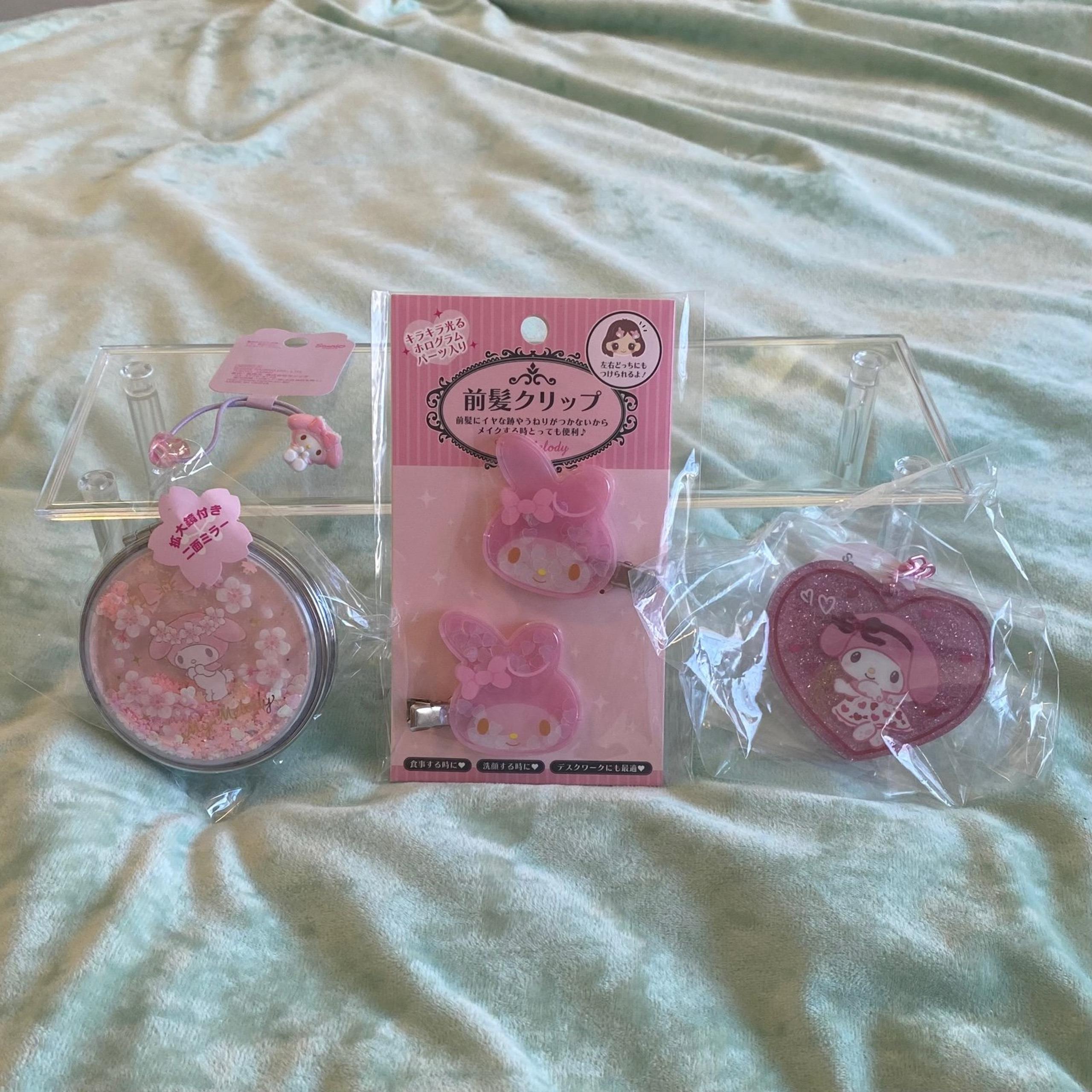 Sanrio My Melody Holo & Glitter Bundle - Hair Accesories & More
