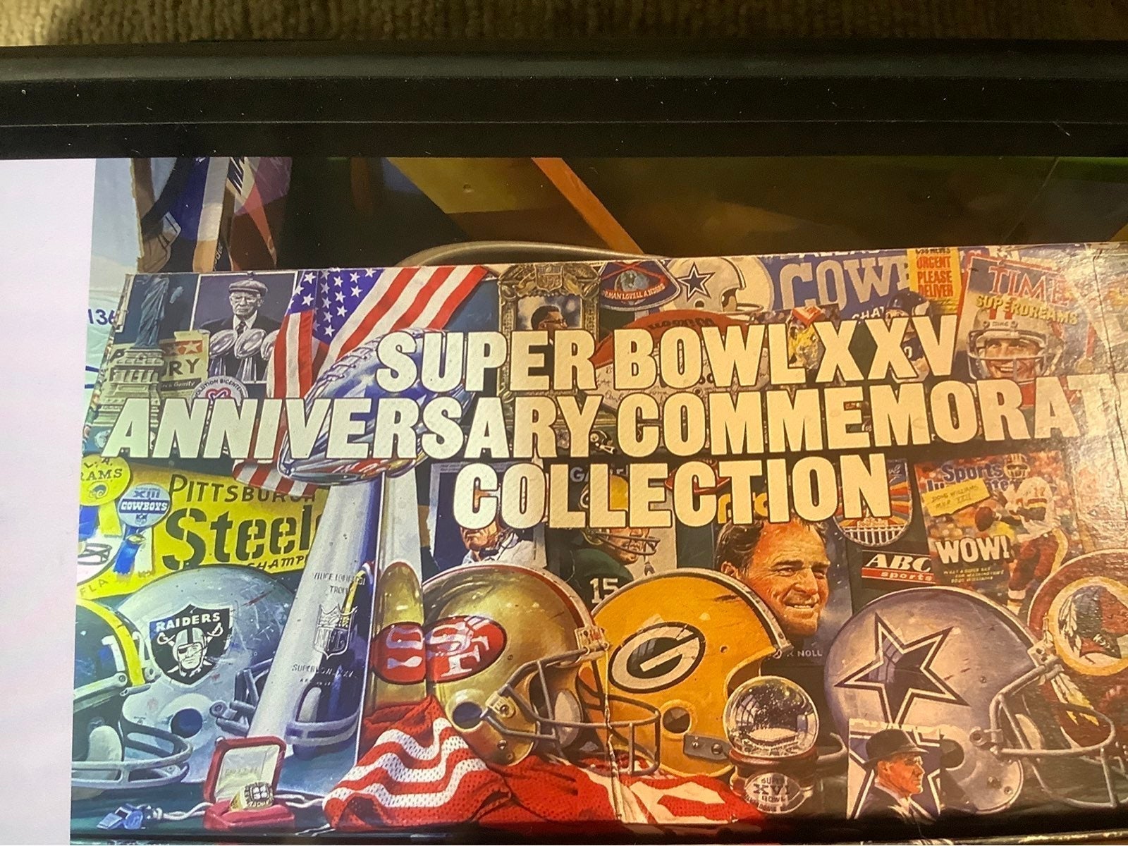 Super Bowl 25 Commemorative Box Set Collection