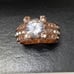 18 K Rose Gold filled sapphire ring
