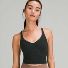 lululemon rainforest green align tank size 6