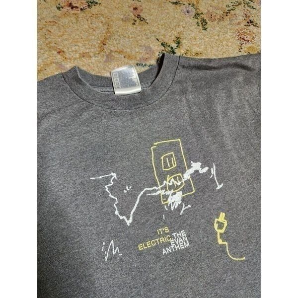 Vintage The Evan Anthem It's Electric Shirt Size Medium CD Release Promo