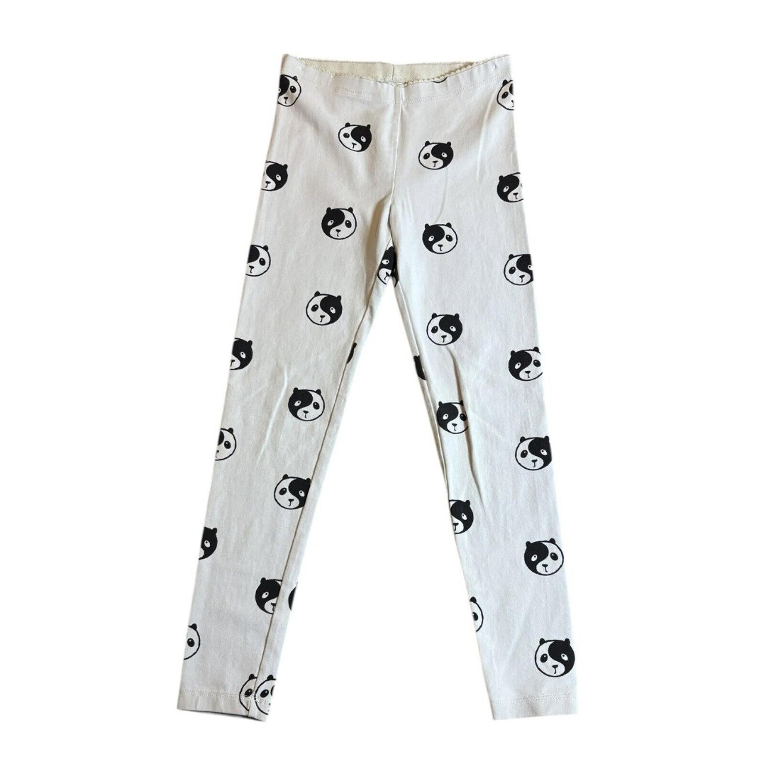 TEA COLLECTION  Panda Leggings Girls Size 7