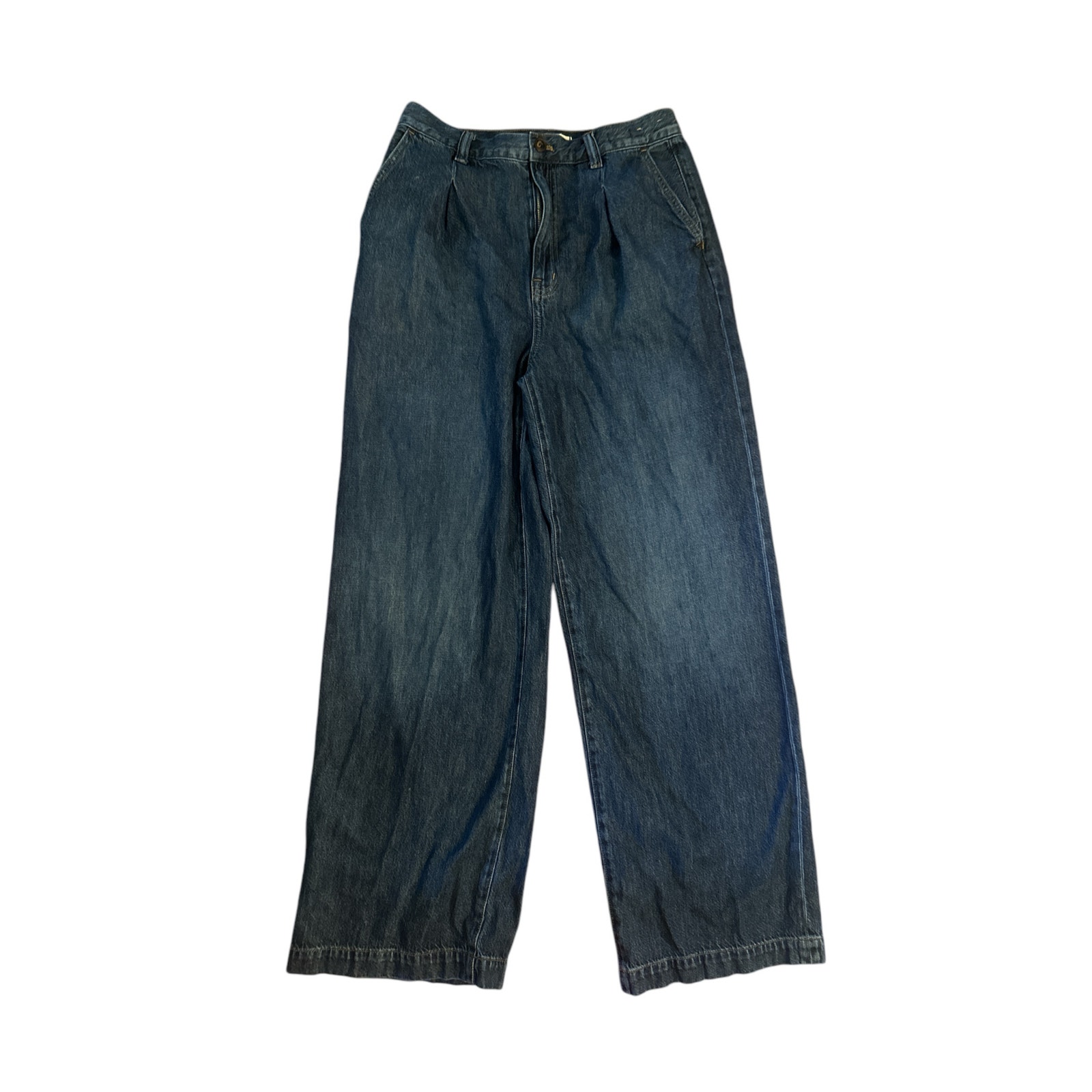 Women 28T Madewell The Harlow Wide-Leg Jeans Airy Denim Edition Fieldale Wash