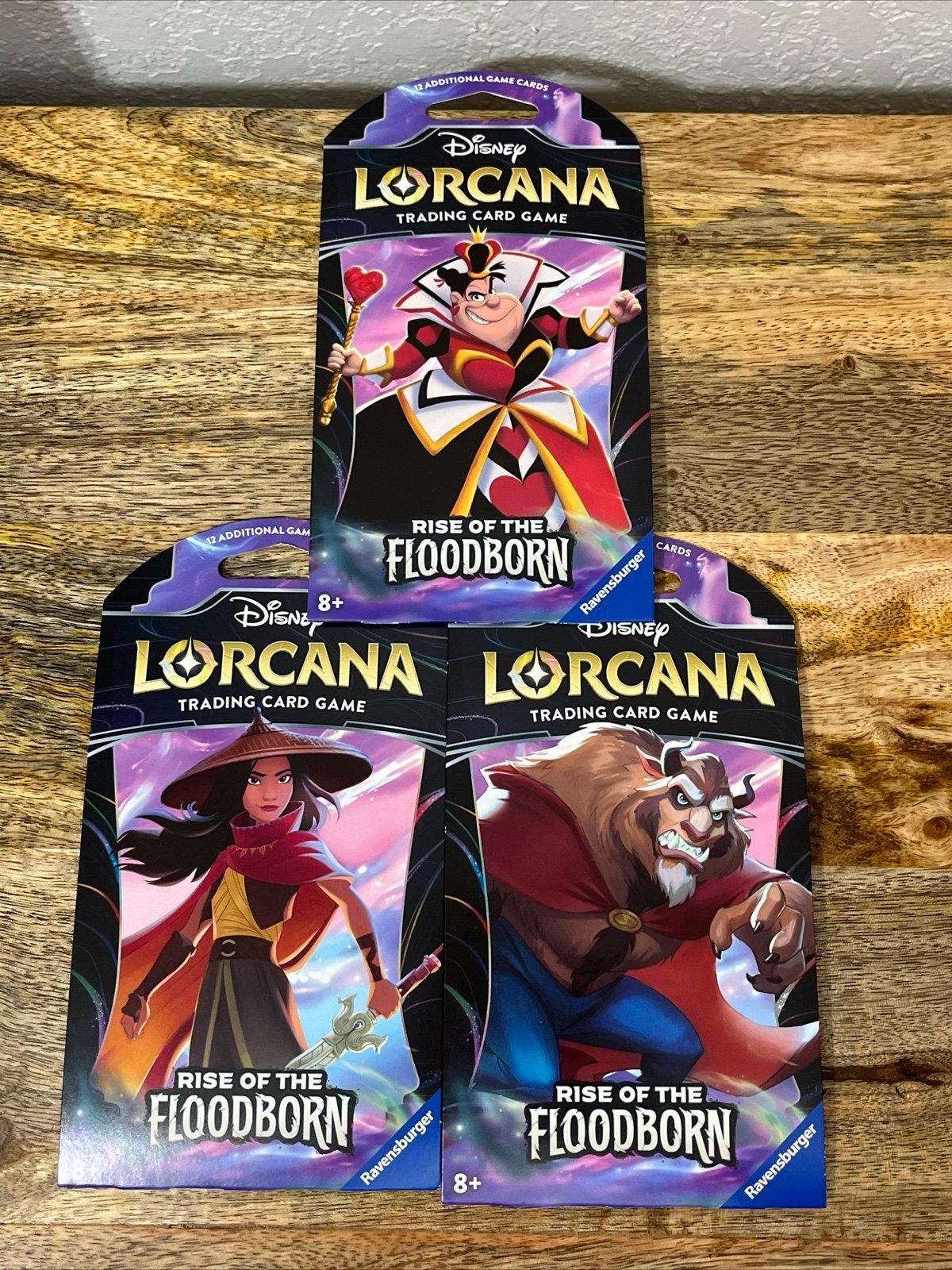 Disney Lorcana Rise of the Floodborn Blister BOOSTER 3 Packs NEW