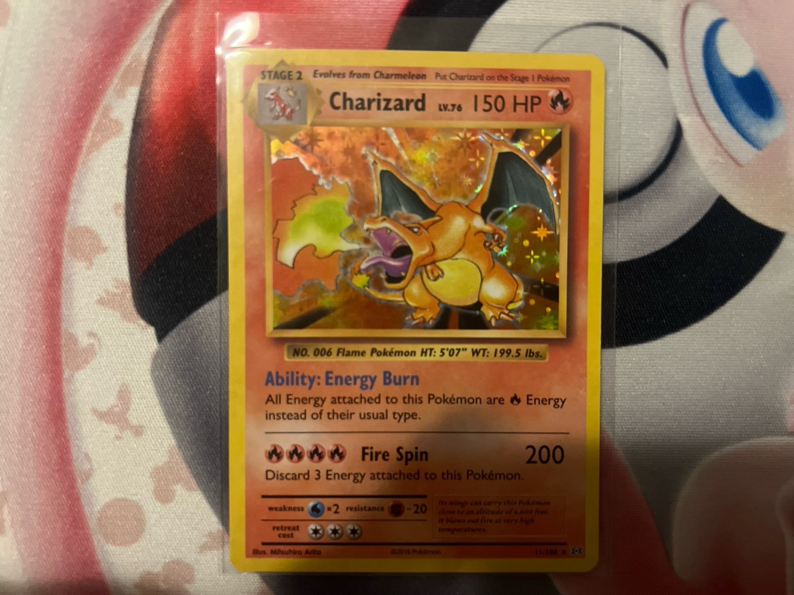 Pokémon Evolutions Charizard Holo rare #11 - detail