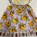 Matilda Jane Platinum Yellow rose flutter Dress Golden size 2 birds lavender