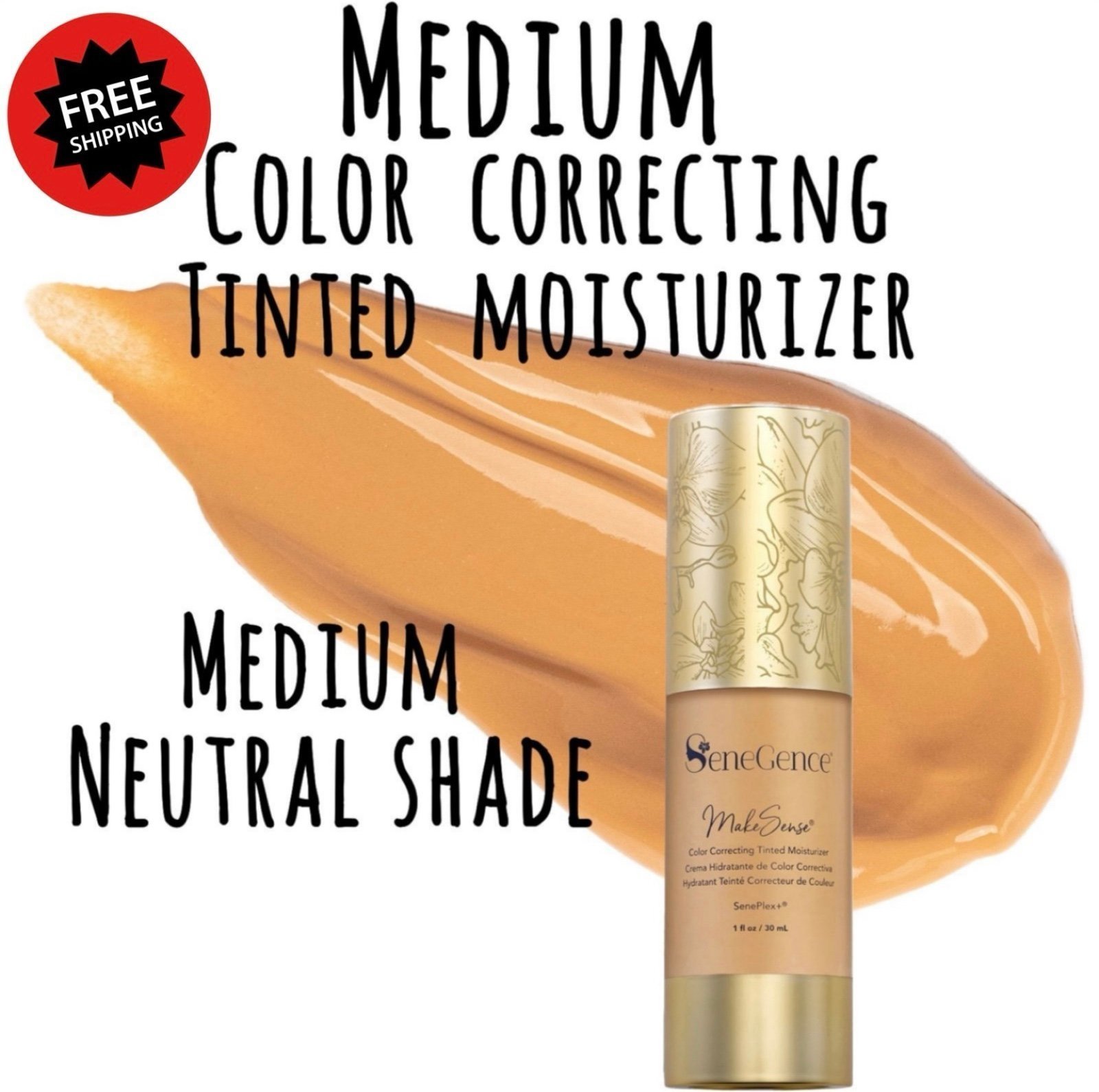 BRAND NEW! SeneGence Medium Color Correcting Tinted Moisturizer