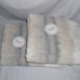 Set of 2 Common Thread Gray Taupe Ombre Bath towels