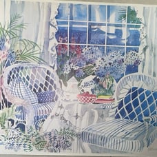 Barnes Signed Lithograph