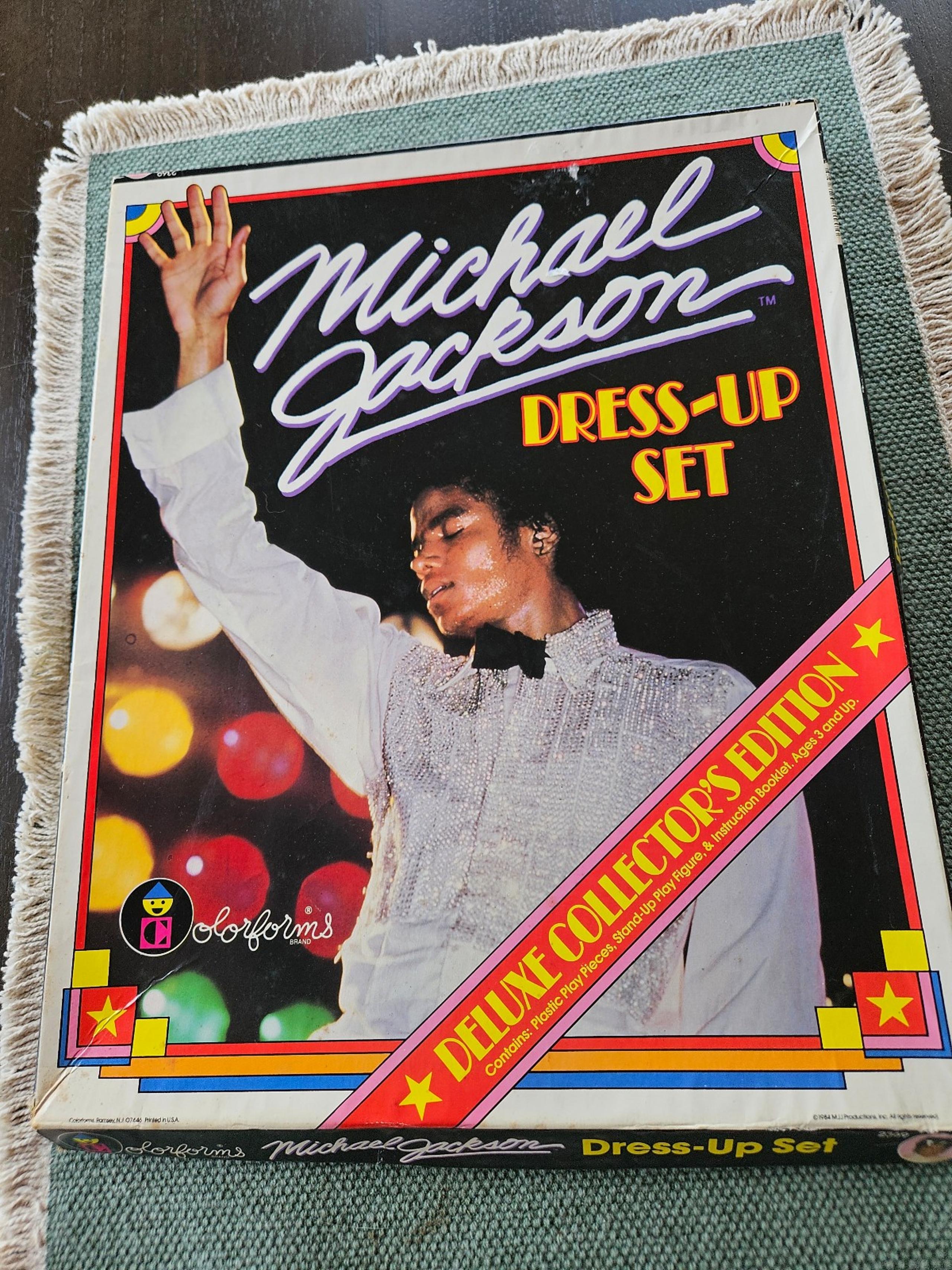 Vintage Michael Jackson Dress Up-Set - Colorforms