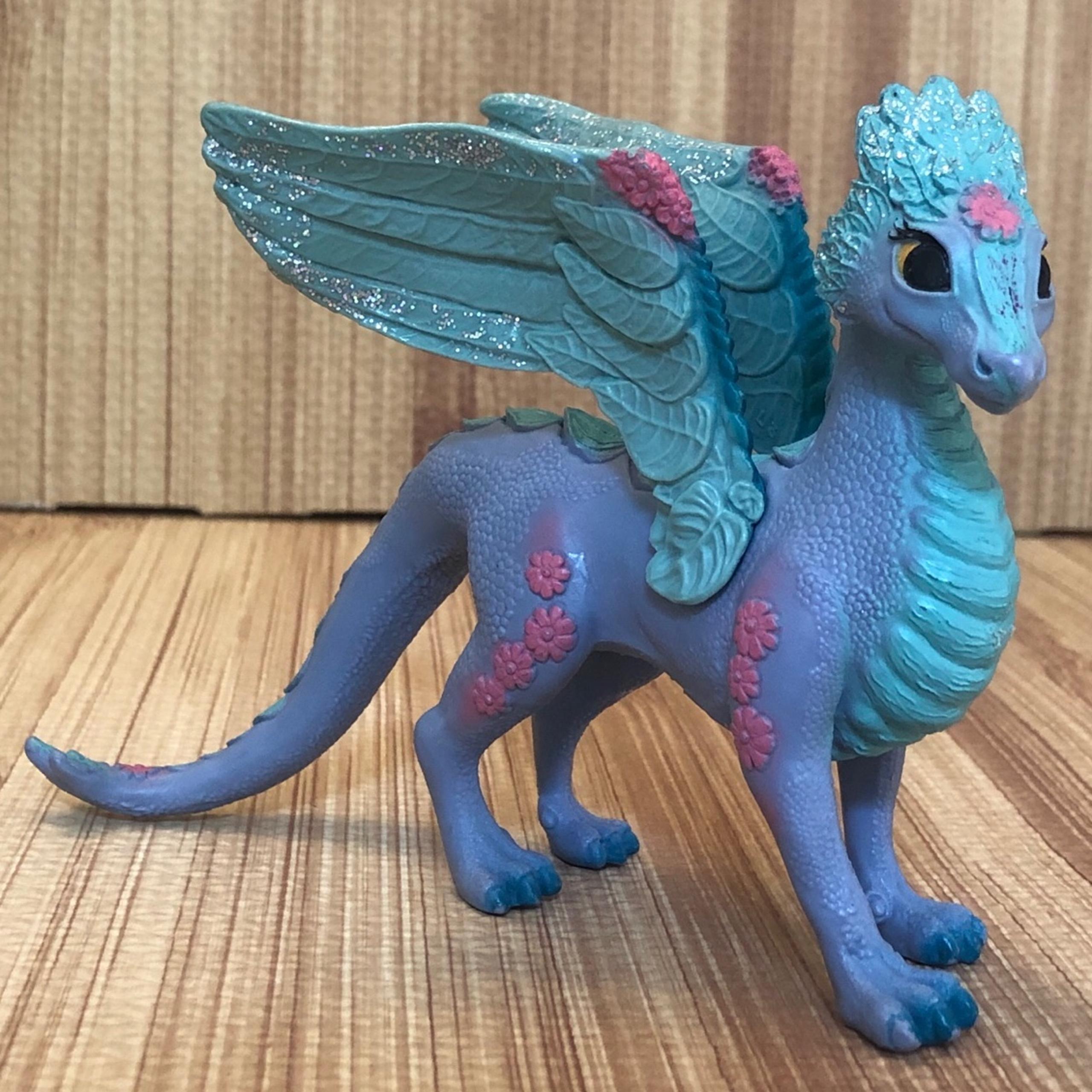 SCHLEICH BAYALA DRAGON MOTHER Flower Glitter Magical Mythical Figure