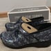 NWB Dansko painted Patent Leather Professional Clogs