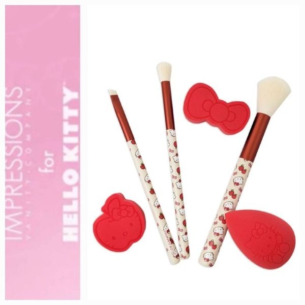 Impressions Hello Kitty Beauty Essentials Tray Set - Red