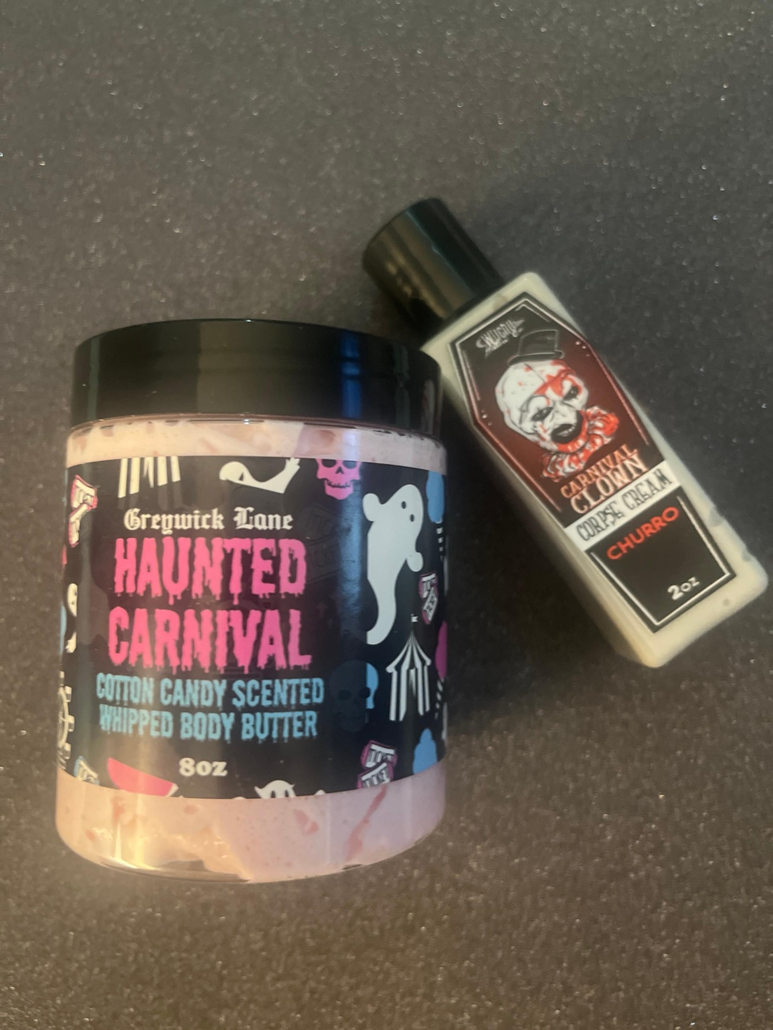 Creepy carnival skin care set!