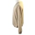 Peru Unlimited Men's V Neck Sweater Baby Alpaca Wool Size Large Beige Tan Sand
