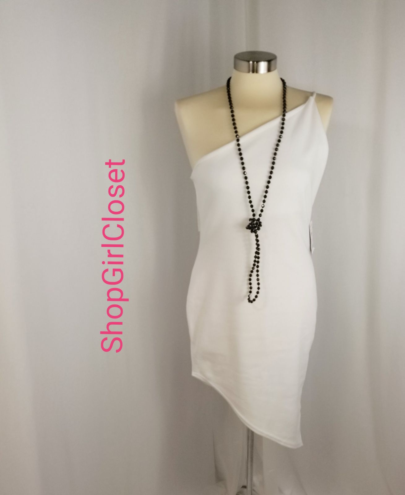 MissGuided 1 Shoulder Asymmetrical Dress