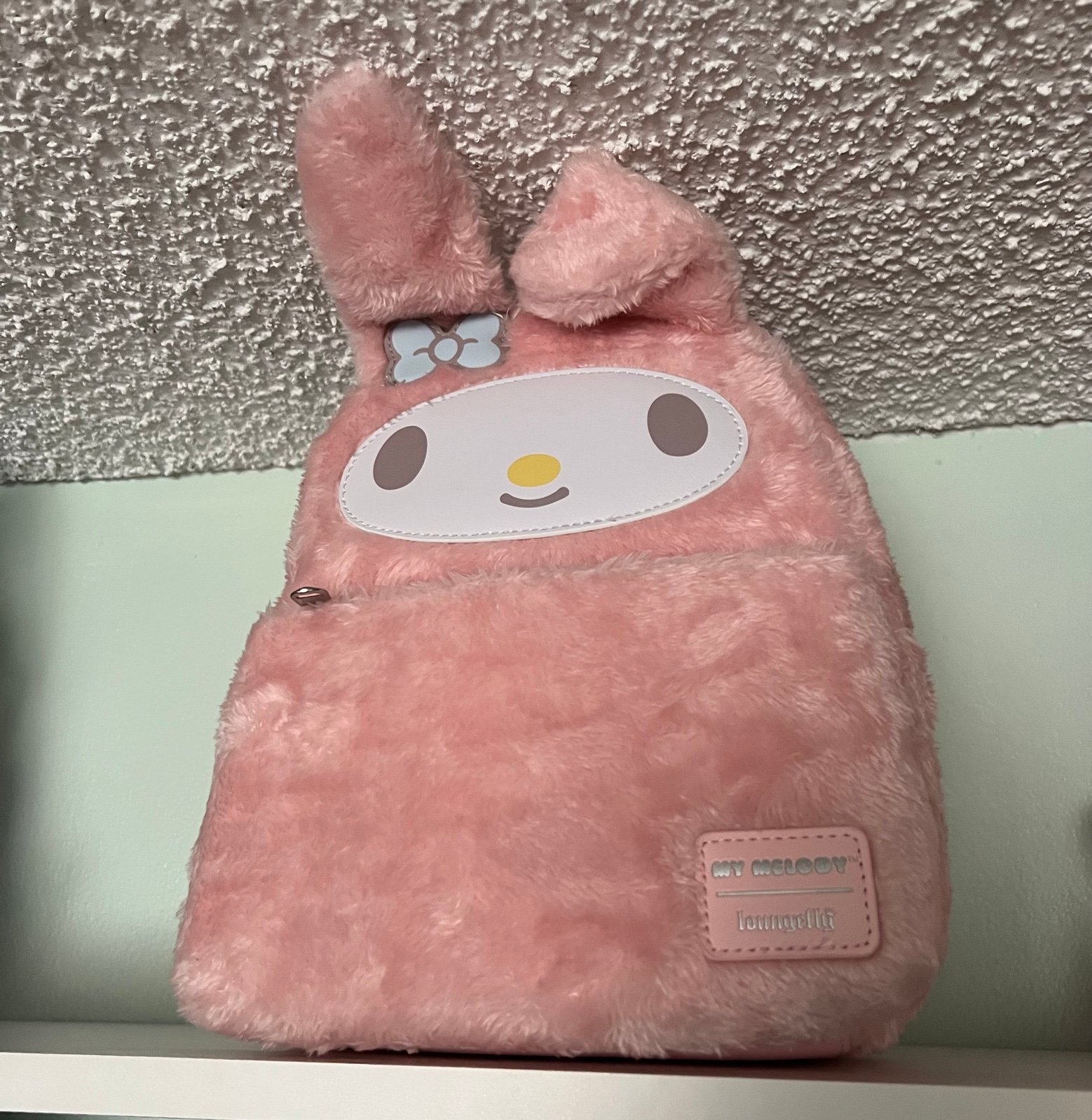 Loungefly My Melody Fuzzy Mini Backpack