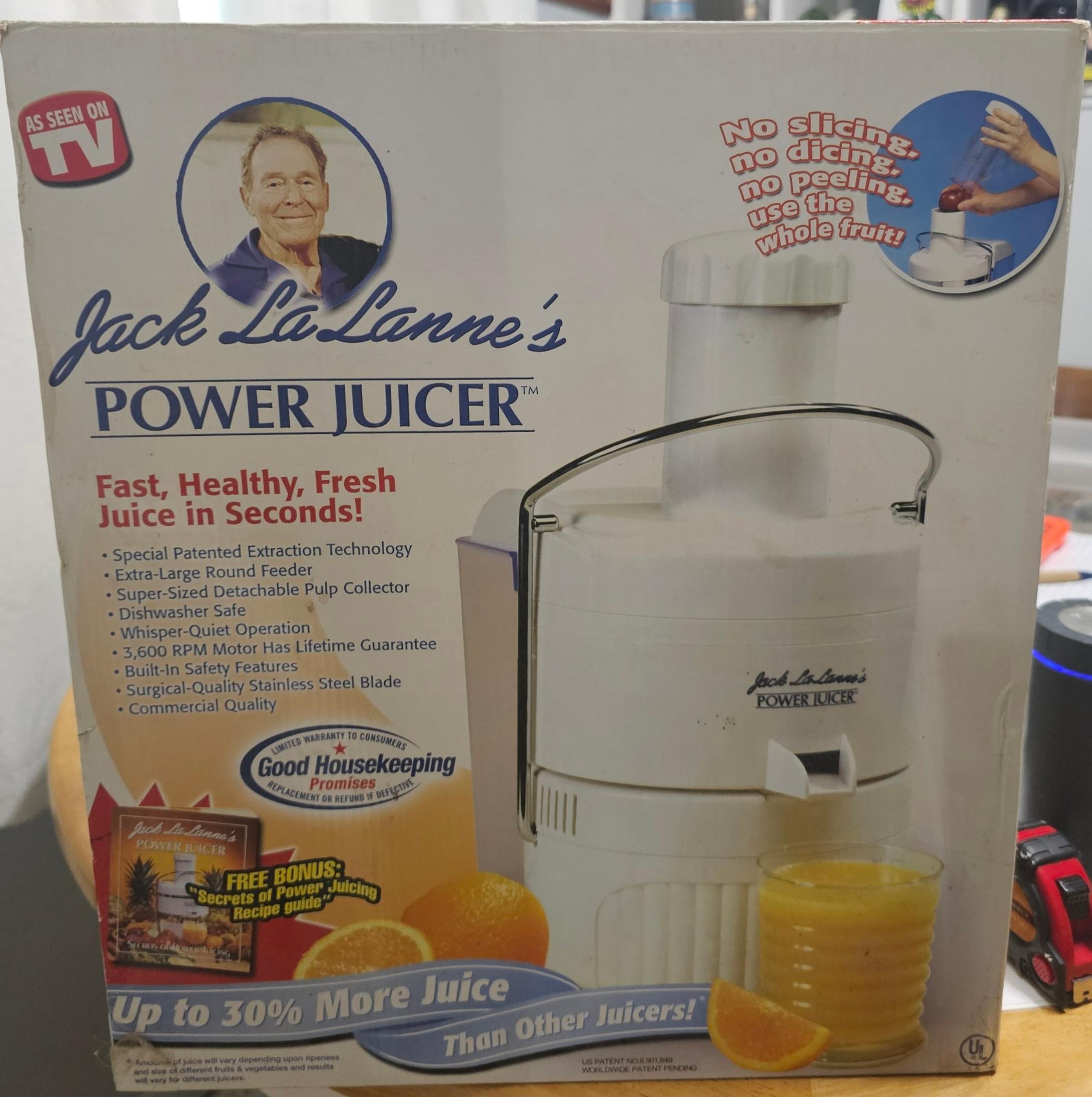 Jack LaLanne Power Juicer CL-003AP new in box