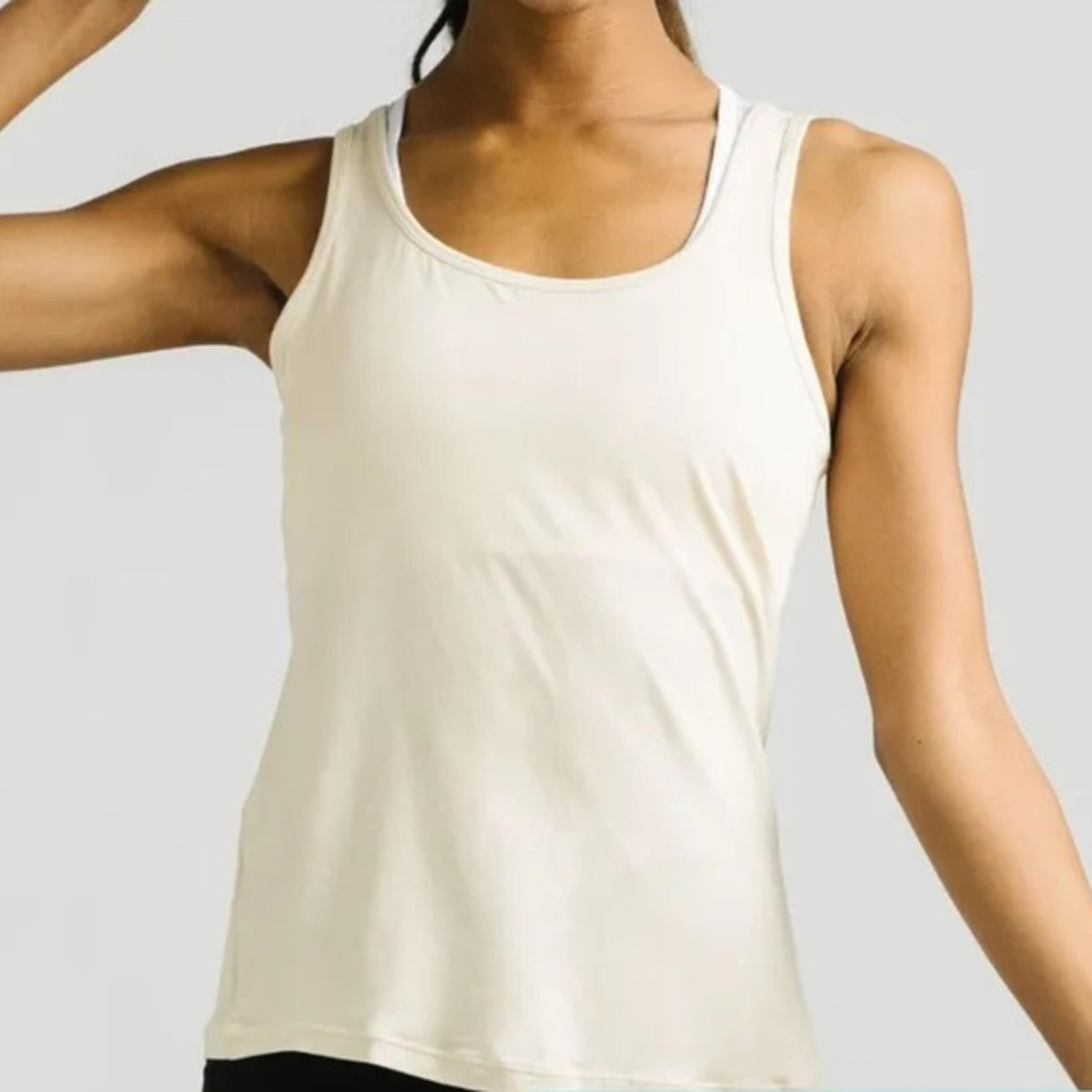 ZYIA Active Bone Off White Release Tank Top Size Medium NEW