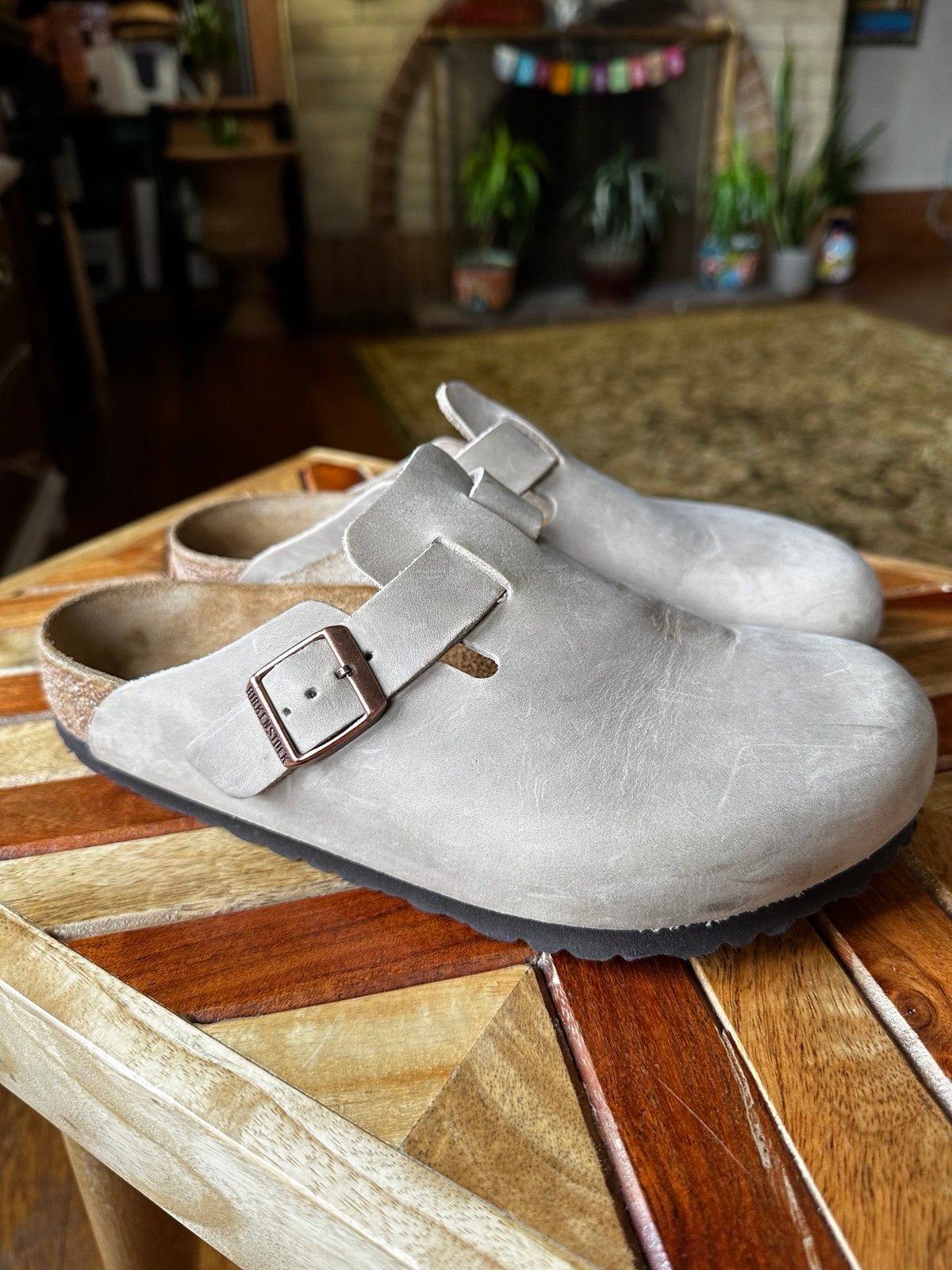 e People Birkenstock Boston Oiled Leather 145