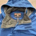 Duluth Trading Co. Parka Jacket Mens Extra Large Blue Zip Winter Fleece Lined